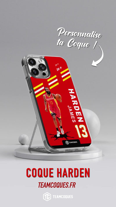 Vidéo Coque joueur JAMES HARDEN ROCKETS HOUSTON NBA - TEAMCOQUES