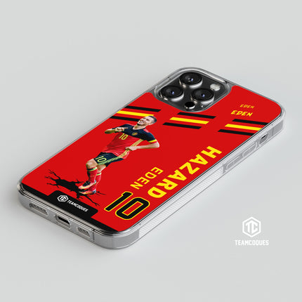 Coque joueur EDEN HAZARD BELGIQUE - TEAMCOQUES