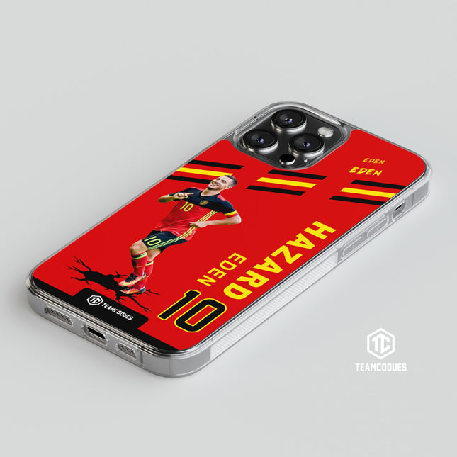Coque joueur EDEN HAZARD BELGIQUE - TEAMCOQUES