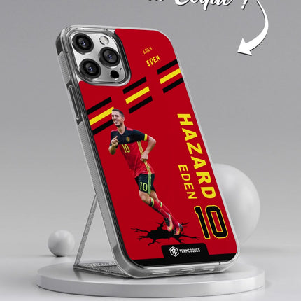 Vidéo Coque joueur EDEN HAZARD BELGIQUE - TEAMCOQUES