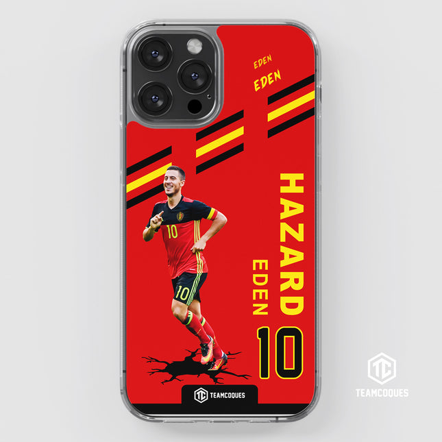 Coque joueur EDEN HAZARD BELGIQUE - TEAMCOQUES