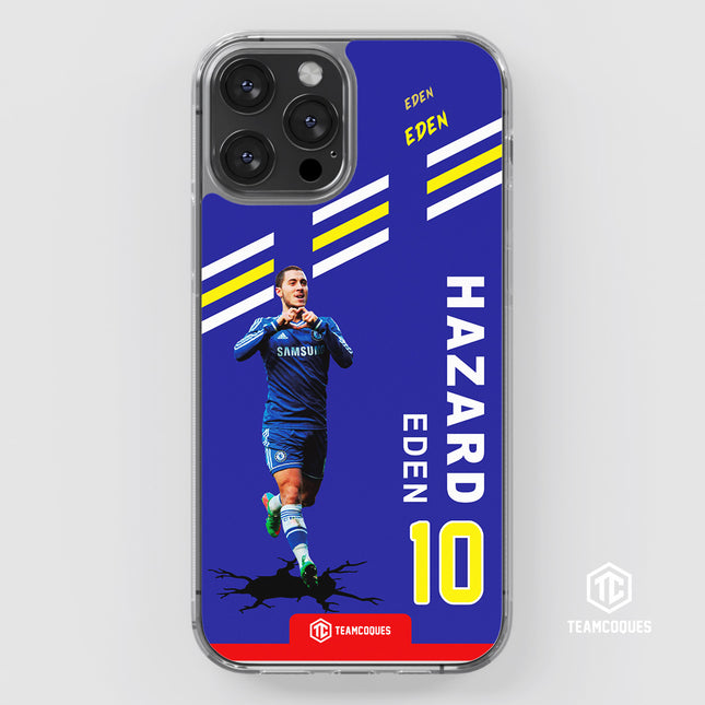Coque joueur EDEN HAZARD CHELSEA - TEAMCOQUES
