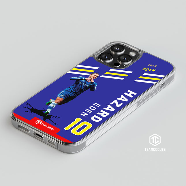 Coque joueur EDEN HAZARD CHELSEA - TEAMCOQUES