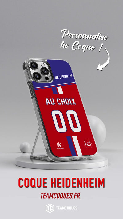 Vidéo Coque foot HEIDENHEIM personnalisable - TEAMCOQUES