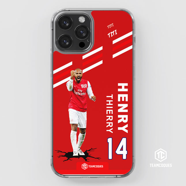 Coque joueur THIERRY HENRY ARSENAL - TEAMCOQUES