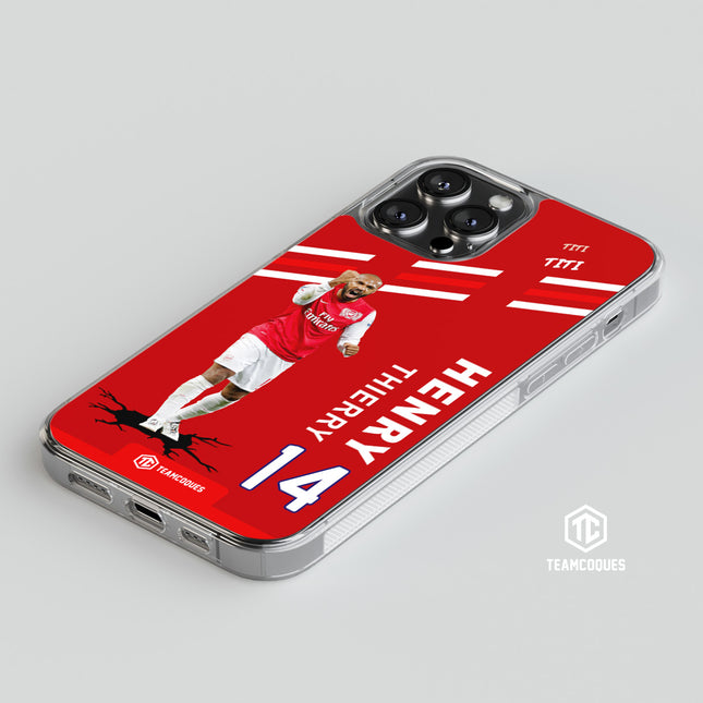 Coque joueur THIERRY HENRY ARSENAL - TEAMCOQUES