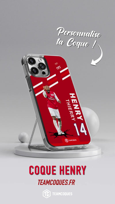 Vidéo Coque joueur THIERRY HENRY ARSENAL - TEAMCOQUES