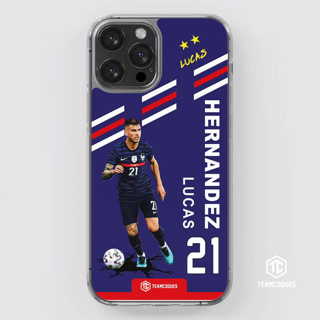 Coque joueur LUCAS HERNANDEZ EQUIPE DE FRANCE EDF - TEAMCOQUES