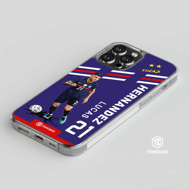 Coque joueur LUCAS HERNANDEZ EQUIPE DE FRANCE EDF - TEAMCOQUES