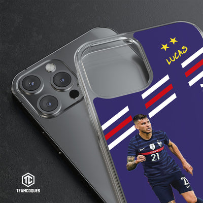 Coque joueur LUCAS HERNANDEZ EQUIPE DE FRANCE EDF - TEAMCOQUES