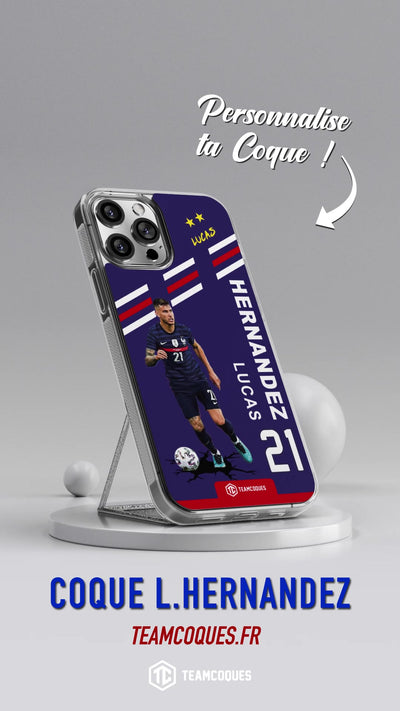 Vidéo Coque joueur LUCAS HERNANDEZ EQUIPE DE FRANCE EDF - TEAMCOQUES