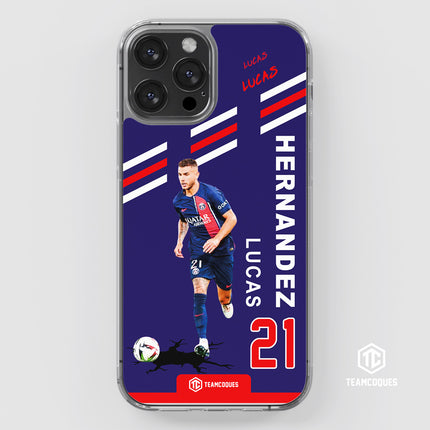 Coque joueur LUCAS HERNANDEZ PARIS PSG - TEAMCOQUES