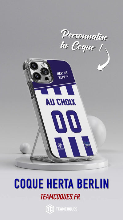 Vidéo Coque foot HERTHA BERLIN personnalisable - TEAMCOQUES