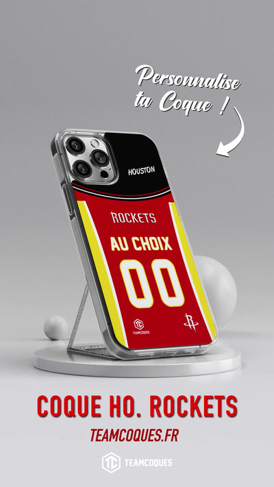 Vidéo Coque basket NBA HOUSTON ROCKETS personnalisable - TEAMCOQUES