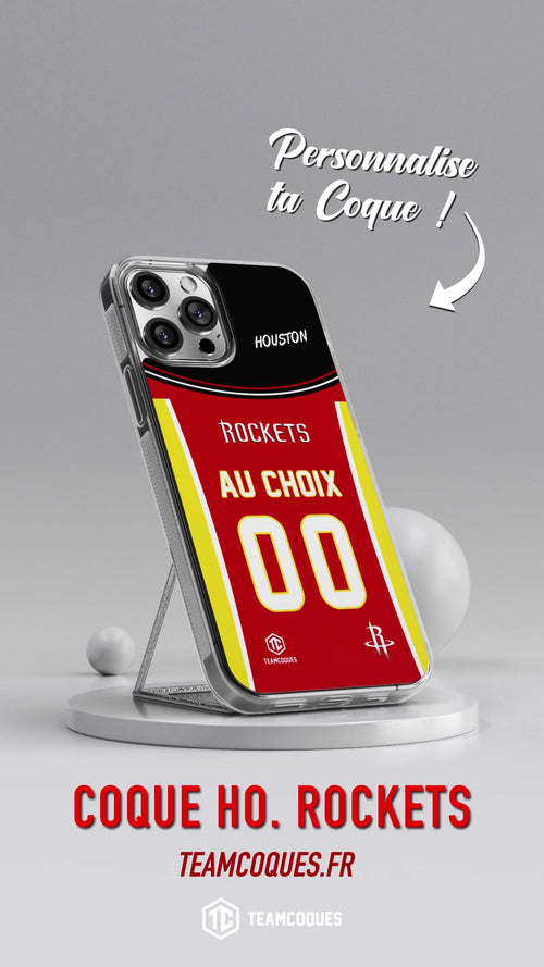 Vidéo Coque basket NBA HOUSTON ROCKETS personnalisable - TEAMCOQUES