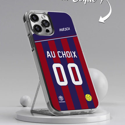 Vidéo Coque foot HUESCA personnalisable - TEAMCOQUES