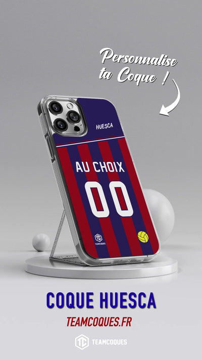 Vidéo Coque foot HUESCA personnalisable - TEAMCOQUES