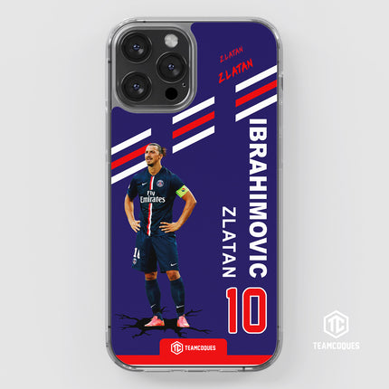 Coque joueur ZLATAN IBRAHIMOVIC PARIS PSG - TEAMCOQUES