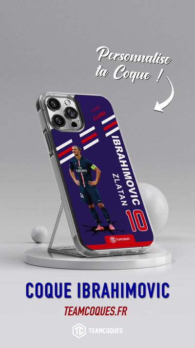 Vidéo Coque joueur ZLATAN IBRAHIMOVIC PARIS - TEAMCOQUES