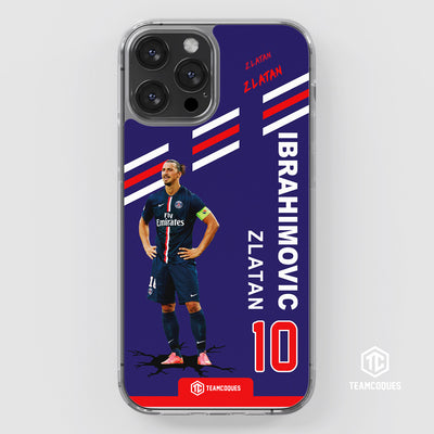 Coque joueur ZLATAN IBRAHIMOVIC PARIS PSG - TEAMCOQUES