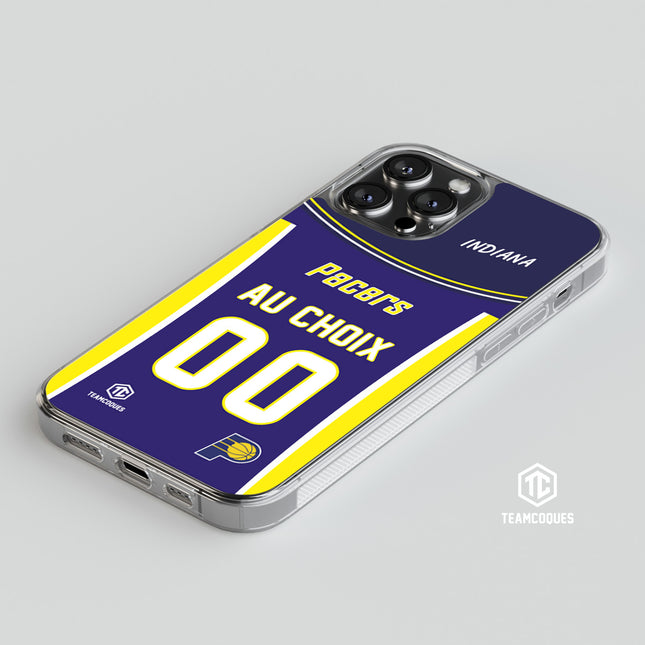 Coque basket NBA INDIANA PACERS personnalisable - TEAMCOQUES