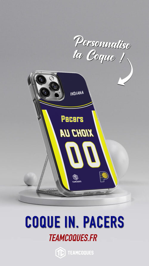 Vidéo Coque basket NBA INDIANA PACERS personnalisable - TEAMCOQUES
