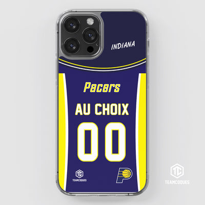 Coque basket NBA INDIANA PACERS personnalisable - TEAMCOQUES