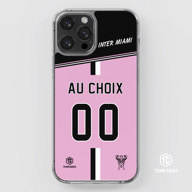 Coque foot INTER MIAMI CF Domicile personnalisable - TEAMCOQUES