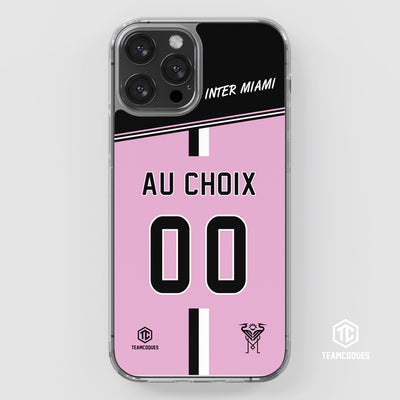 Coque foot INTER MIAMI CF Domicile personnalisable - TEAMCOQUES