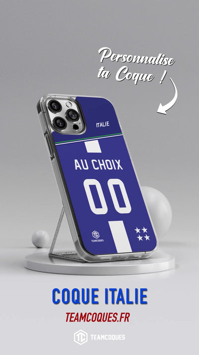 Vidéo Coque foot ITALIE personnalisable - TEAMCOQUES
