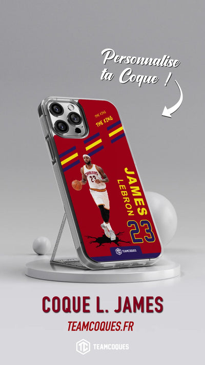 Vidéo Coque joueur LEBRON JAMES CAVALIERS CAVS CLEVELAND NBA - TEAMCOQUES