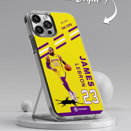 Vidéo Coque joueur LEBRON JAMES LAKERS LOS ANGELES NBA - TEAMCOQUES