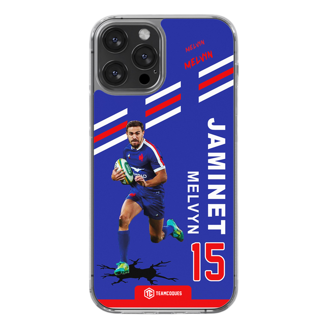 Coque joueur MELVYN JAMINET XV FRANCE - TEAMCOQUES
