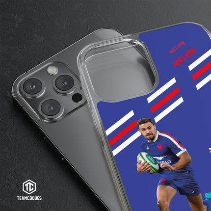 Coque joueur MELVYN JAMINET XV FRANCE - TEAMCOQUES
