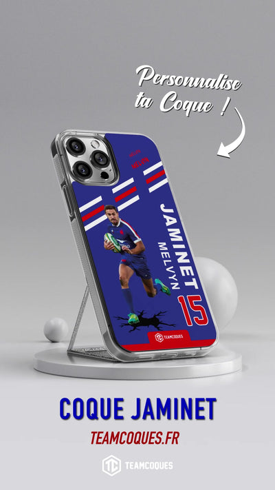 Vidéo Coque joueur MELVYN JAMINET XV FRANCE - TEAMCOQUES