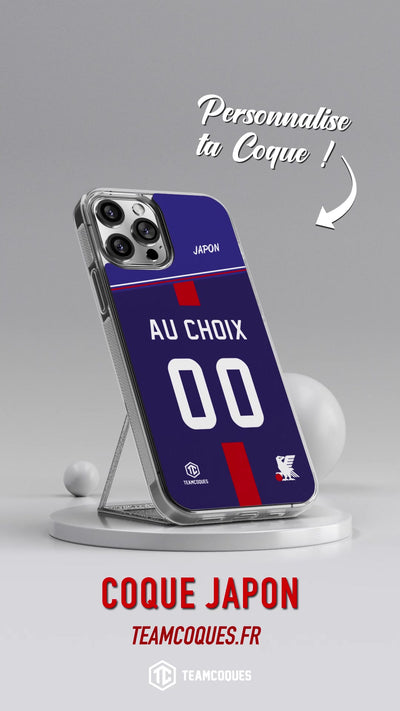 Vidéo Coque foot JAPON personnalisable - TEAMCOQUES