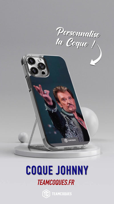 Vidéo Coque design JOHNNY HALLYDAY 9 - TEAMCOQUES