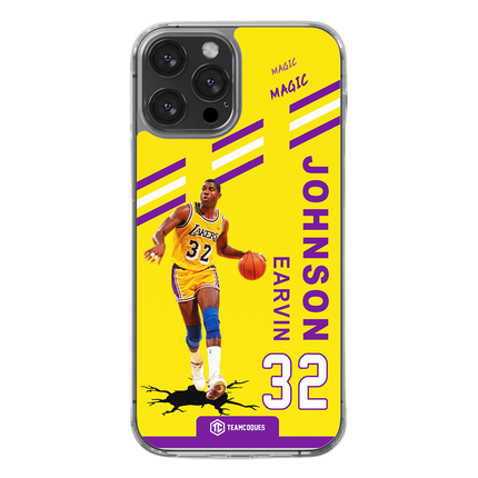 Coque joueur EARVIN MAGIC JOHNSON LAKERS LOS ANGELES NBA - TEAMCOQUES