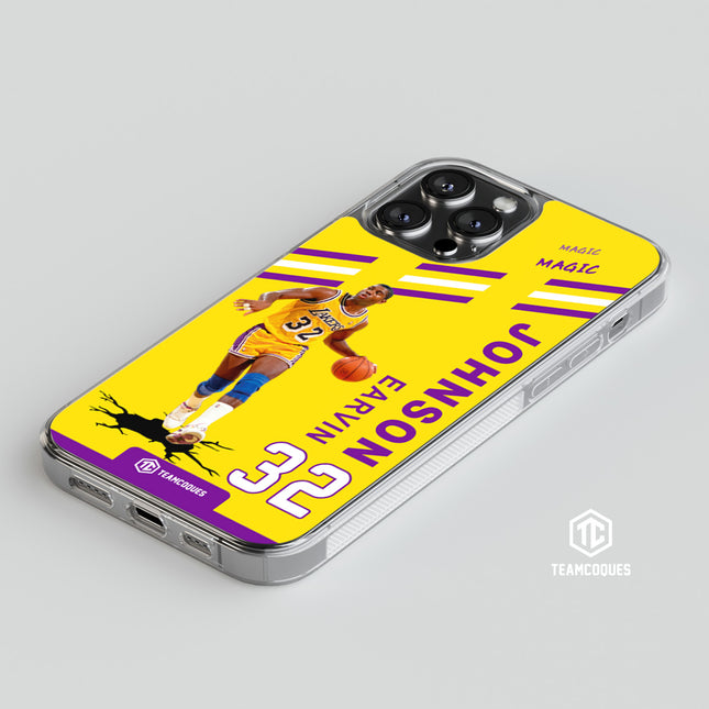 Coque joueur EARVIN MAGIC JOHNSON LAKERS LOS ANGELES NBA - TEAMCOQUES
