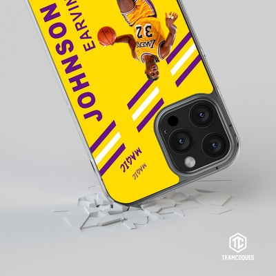 Coque joueur EARVIN MAGIC JOHNSON LAKERS LOS ANGELES NBA - TEAMCOQUES