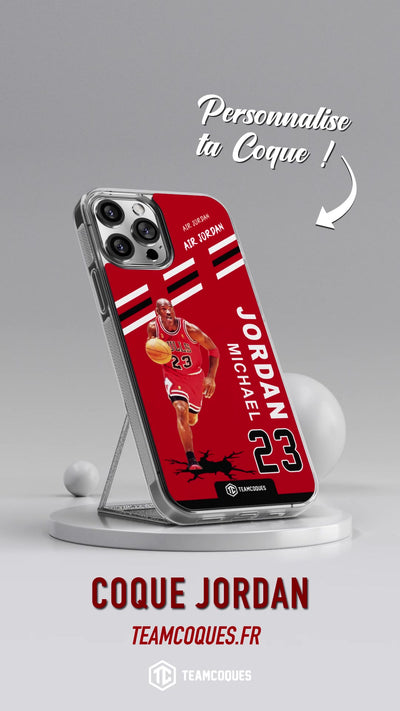 Vidéo Coque joueur MICHAEL JORDAN BULLS CHICAGO NBA - TEAMCOQUES