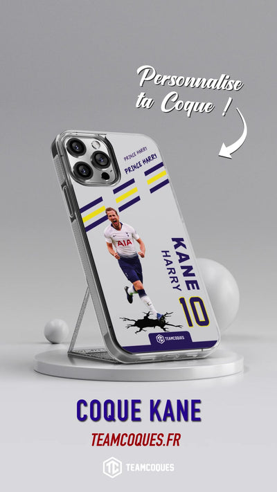 Vidéo Coque joueur HARRY KANE TOTTENHAM SPURS - TEAMCOQUES