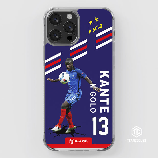 Coque joueur N'GOLO KANTÉ EQUIPE DE FRANCE EDF - TEAMCOQUES