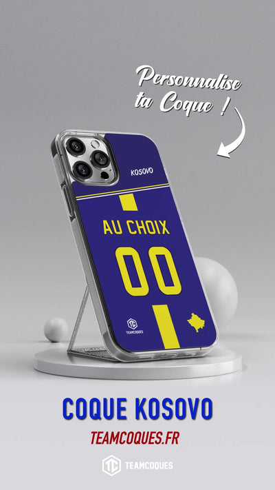 Vidéo Coque foot KOSOVO personnalisable - TEAMCOQUES