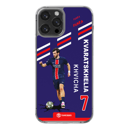 Coque joueur KHVICHA KVARATSKHELIA KVARA PARIS - TEAMCOQUES