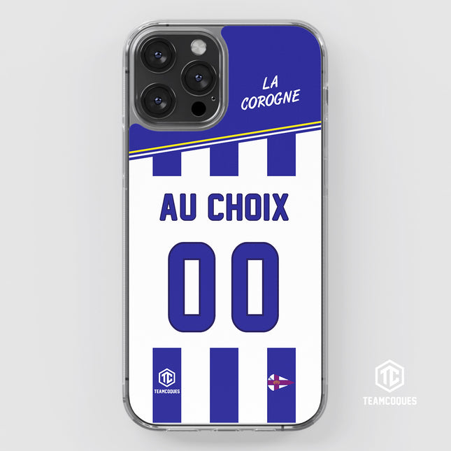 Coque foot LA COROGNE personnalisable - TEAMCOQUES