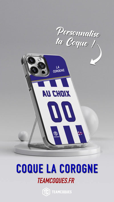 Vidéo Coque foot LA COROGNE personnalisable - TEAMCOQUES
