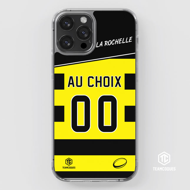 Coque rugby LA ROCHELLE personnalisable - TEAMCOQUES
