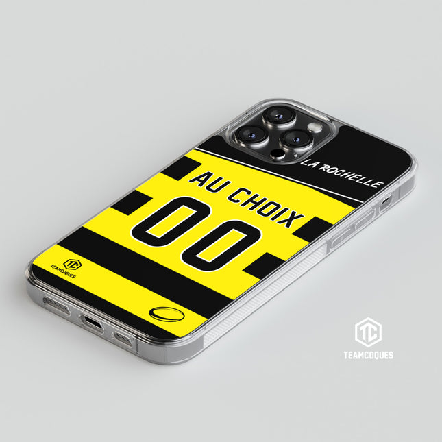 Coque rugby LA ROCHELLE personnalisable - TEAMCOQUES
