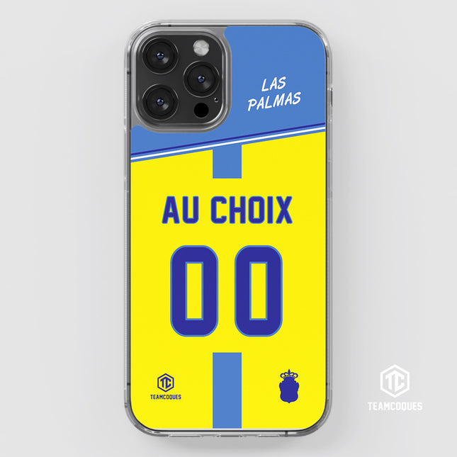 Coque foot LAS PALMAS personnalisable - TEAMCOQUES